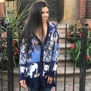 Anthropologie Sleeping on Snow Cardigan